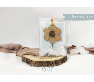 Pendente de natal flor - Opção de acrescentar embalagem