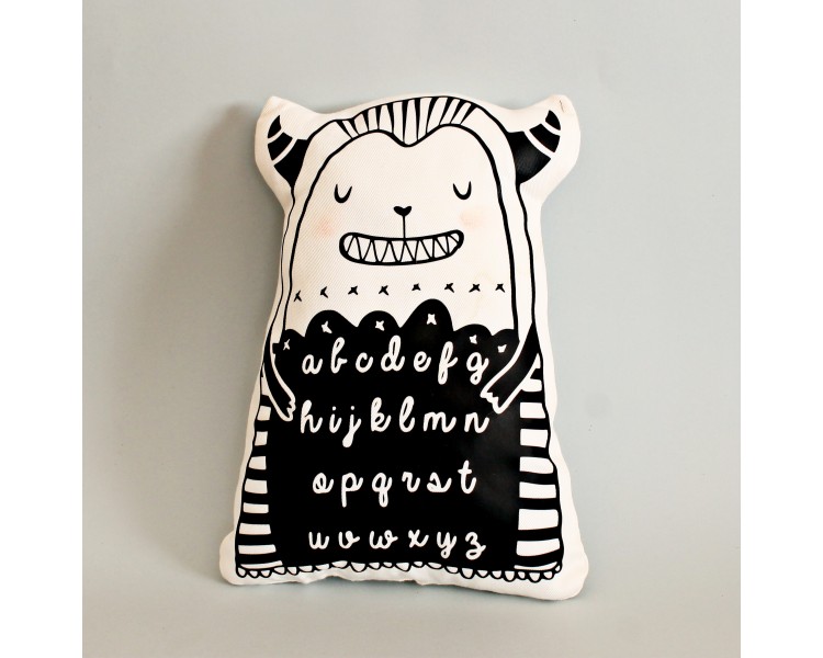 Peluche almofada abecedário - letras 