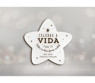 IMAN ESTRELA DE NATAL CELEBRE A VIDA 