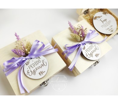 Convite caixa com pedido + mini placa - Padrinho ou madrinha de casamento, batismo, damas de honra