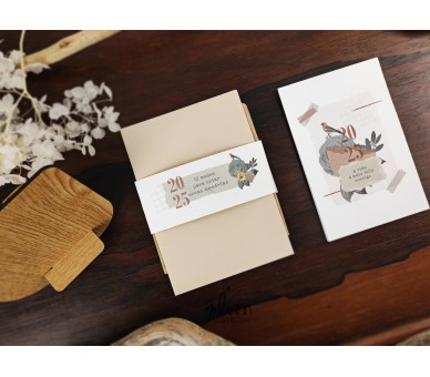 caixa personalizada + imans de madeira com fotografias