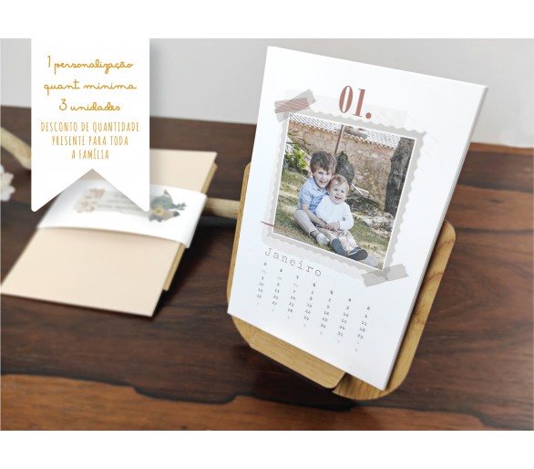 caixa personalizada + imans de madeira com fotografias