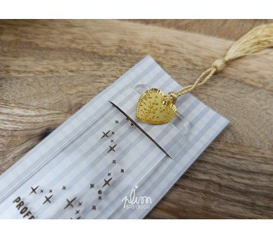 Marcador de página - flor - personalizado