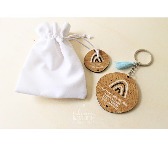 Porta-chaves amor de mãe + saco