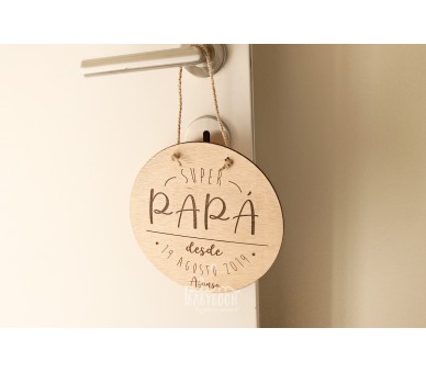 placa nesta casa pai