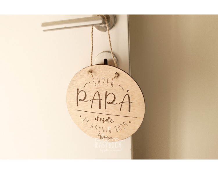 placa nesta casa pai