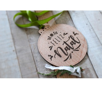 placa Feliz Natal