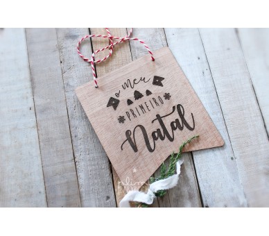 placa Feliz Natal