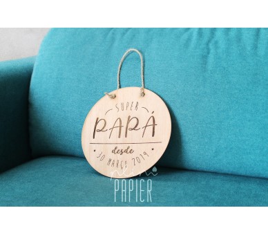 placa nesta casa pai