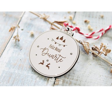 placa Feliz Natal