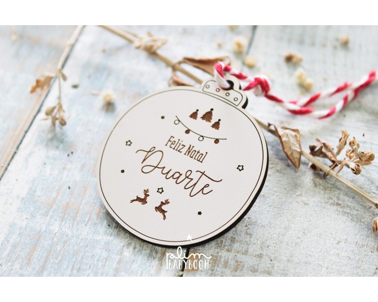 placa Feliz Natal