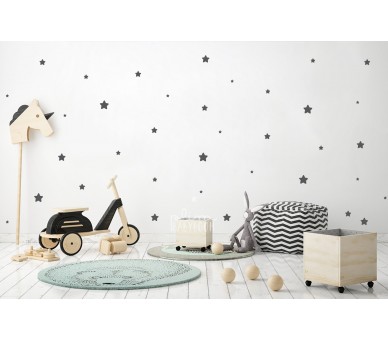 estrelas em vinil de parede