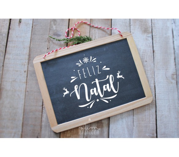 ardósia Feliz Natal