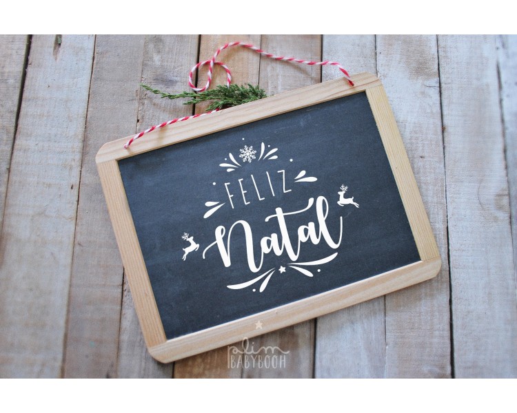 ardósia Feliz Natal