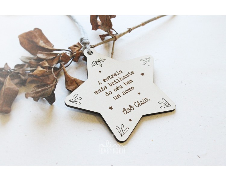 decoração de natal- estrelas homenagem