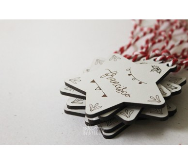 decoração de natal- estrelas personalizadas para árvore