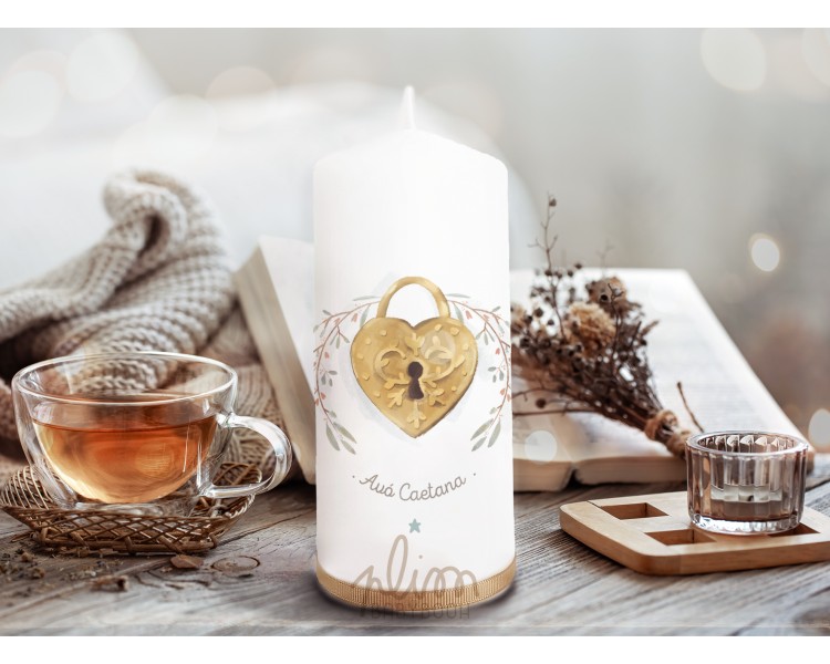 Vela personalizada- sugestão de presente de natal