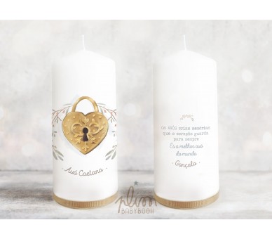 Vela personalizada- sugestão de presente de natal