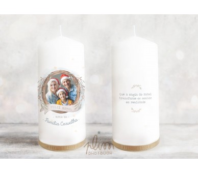 Vela personalizada- sugestão de presente de natal