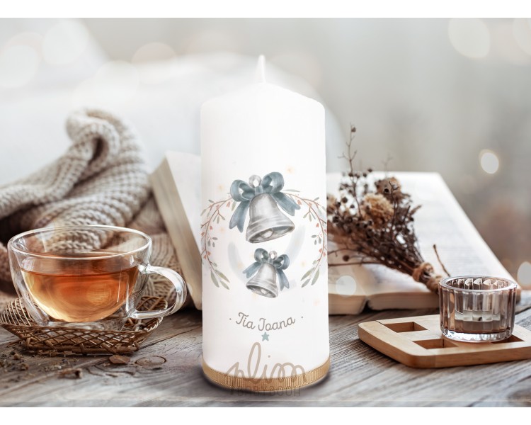 Vela personalizada- sugestão de presente de natal