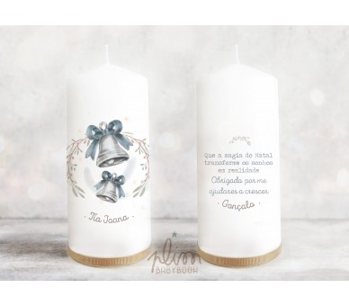 Vela personalizada- sugestão de presente de natal