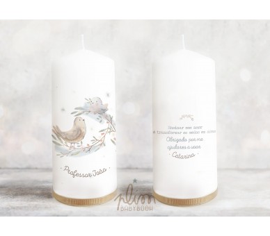 Vela personalizada- sugestão de presente de natal
