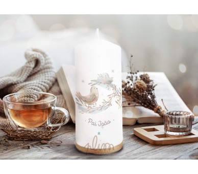 Vela personalizada- sugestão de presente de natal