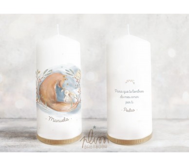 Vela personalizada- sugestão de presente de natal