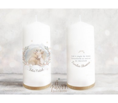 Vela personalizada- sugestão de presente de natal